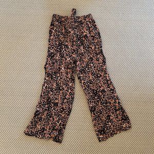 Aritzia Cheetah Print Elastic Band Pants, Size M